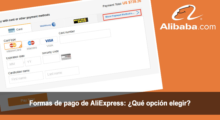 Formas de pago de AliExpress: ¿Qué opción elegir?