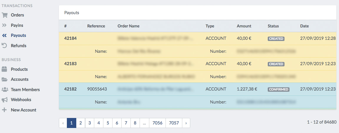 dashboard truust payout